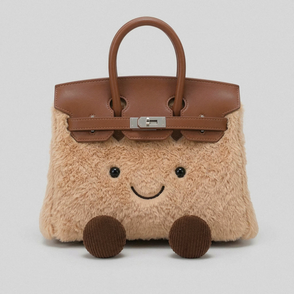 Fluffy Birkin Bag (Brown)
