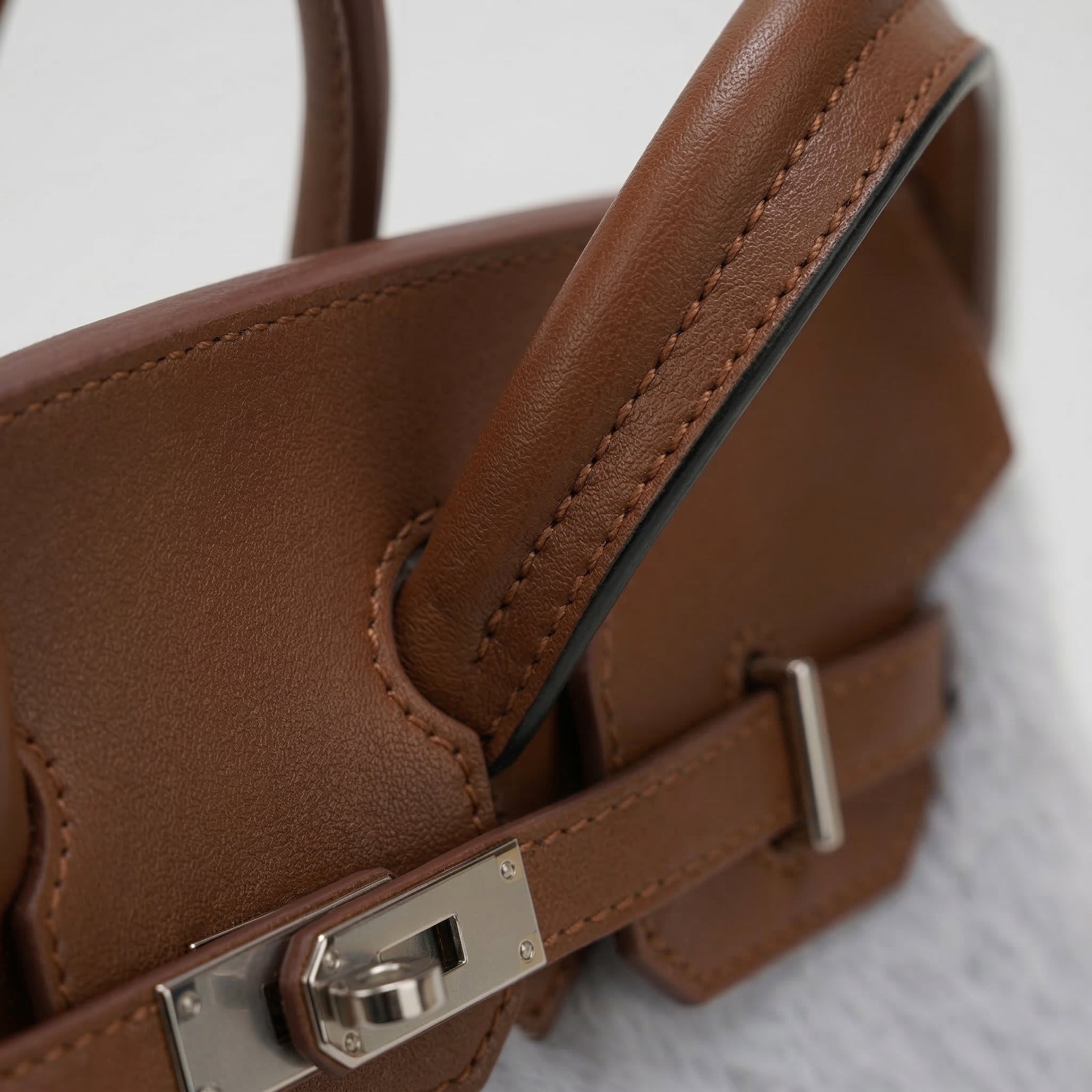 Fluffy Birkin Bag (Grigio)