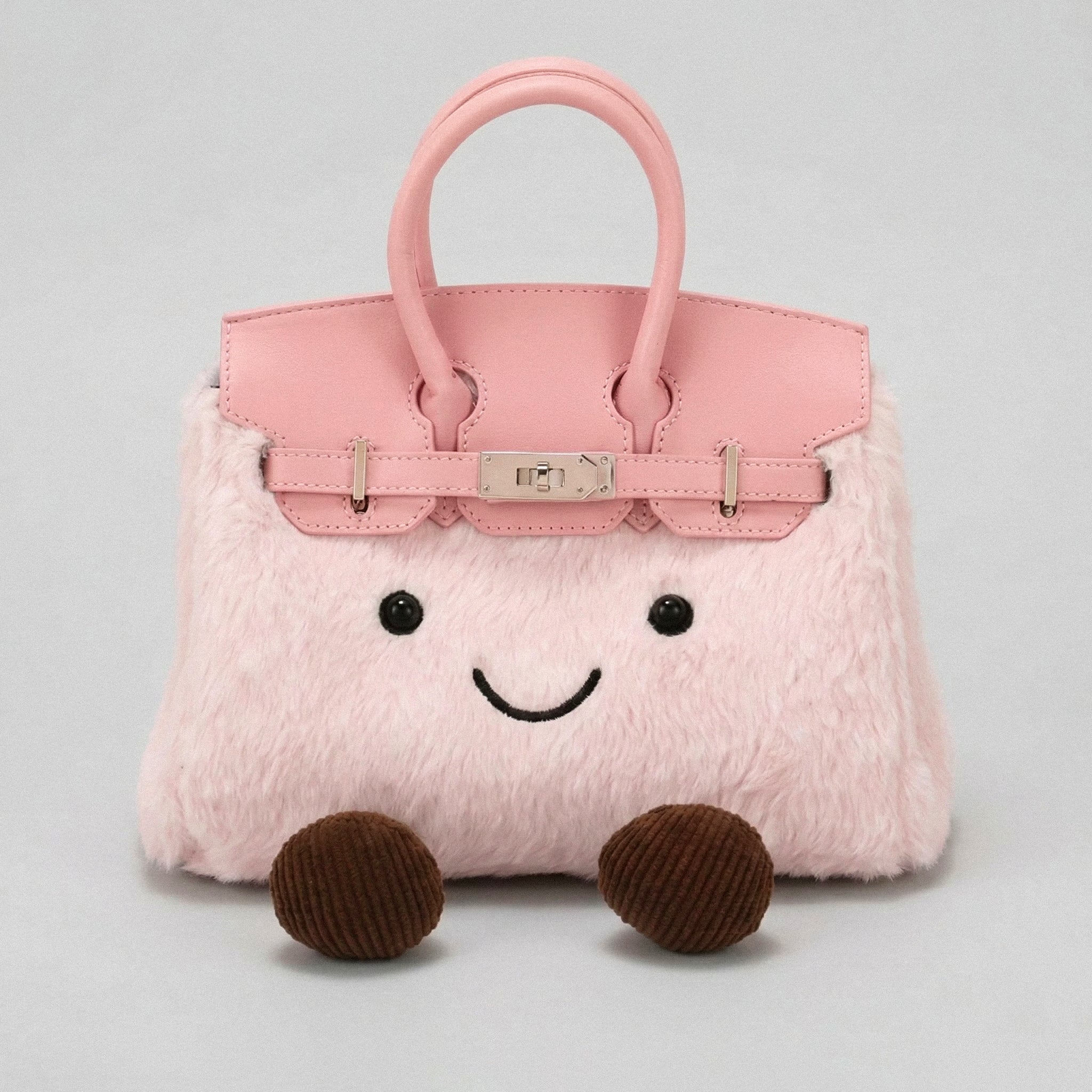 Fluffy Birkin Bag (Rosa)